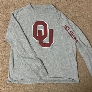 Youth medium long sleeve OU shirt